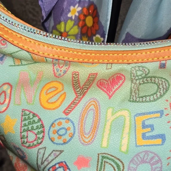 Colorful Dooney & Bourke Handbag, Vintage Y2K